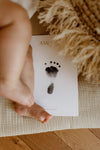 Kit d'empreintes pour bébé avec encre sans contact pour pieds et mains, marque Zakuw.
