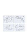 kit de peinture pour fenêtres enfants Konges Slojd avec paillettes