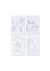kit de peinture pour fenêtres enfants Konges Slojd avec paillettes