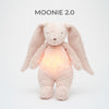 Moonie 2.0 lapin vintage rose – peluche veilleuse bruit blanc pour bébé