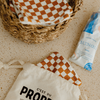 Lot de 4 lingettes - Damier - Atelier Wagram