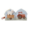 Livre d'activités en tissu, collection Little Farm, marque Little Dutch.