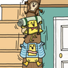 Livre enfant Maurane le Bob est une aventurière Julie Bullier La Poule qui Pond couverture jaune illustrée