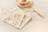 Lot de 2 bavoirs bandanas Jollein motif Flower Fairies – bavoirs bébé en coton doux et absorbant