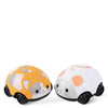 Lot de deux voitures à friction pour bébé en forme de chat et de souris – Tiger Tribe