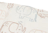 Lot de 3 langes bébé motif éléphants Jollein 70x70 cm