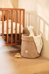 Lot de 3 langes bébé motif éléphants Jollein 70x70 cm