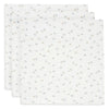 Lot de 3 langes en gaze de coton Jollein On the Go 70 x 70 cm