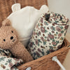 Lot de 3 langes en coton motif fleurs rétro Jollein – Accessoires bébé