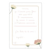 Lot de 6 cartes d'invitation "Princesse" - Papier Poetic