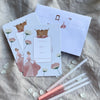 Lot de 6 cartes d'invitation "Princesse" - Papier Poetic