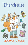Lot 8 cartes audio Yoto métiers enfants animaux reporter scientifique fermier éducatif dès 5 ans