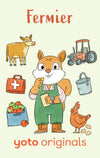 Lot 8 cartes audio Yoto métiers enfants animaux reporter scientifique fermier éducatif dès 5 ans