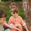 lunettes soleil enfant Ki ET LA Rozz sable rayures UV400 protection bébé enfant