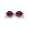 Lunettes de soleil enfant Ki ET LA Woam rose fraise à monture ronde
