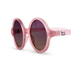 Lunettes de soleil enfant Ki ET LA Woam rose fraise à monture ronde
