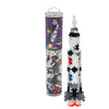 Mega tube Plus-Plus Fusée Saturn V 240 pièces avec fusée spatiale à construire, jeu de construction enfant