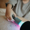 Micro Karaoké bleu rechargeable Kidywolf pour enfant.