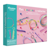 Coffret Mes scoubidous à paillettes Auzou Créatif kit créatif bracelets enfant DIY