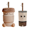 Mug isotherme enfant paille peluche Asobu Brewster gobelet café à emporter