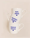 Mug en porcelaine Maman Adorée Emoi Emoi.