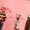 Parapluie enfant transparent à cœurs roses Atelier Wagram – parapluie enfant maternelle fille