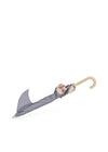 Parapluie enfant requin bleu Konges Sløjd avec aileron et dents décoratives