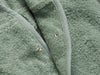 Peignoir éponge Ash Green Jollein pour enfant.