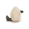 Peluche surf Jellycat Amuseables surfboard beige et turquoise avec sourire