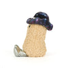 Peluche cacahuète Space Rodeo Jellycat avec chapeau galaxie et bottes argentées