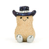 Peluche cacahuète Space Rodeo Jellycat avec chapeau galaxie et bottes argentées