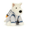 Peluche chien astronaute Munro Scottie Jellycat avec fusée et combinaison spatiale