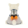 Peluche chien astronaute Munro Scottie Jellycat avec fusée et combinaison spatiale