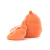 Peluche crabe corail Jellycat avec grandes pinces toutes douces