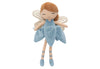 Poupée fée en peluche douce bleu ciel avec ailes brodées – Fairy Amy Jollein