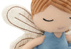 Poupée fée en peluche douce bleu ciel avec ailes brodées – Fairy Amy Jollein