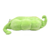 Peluche réversible Bubblet le poisson Flipetz Les Déglingos transformable en cosse de petits pois verte