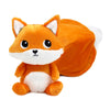 Peluche réversible Russet le renard Flipetz Les Déglingos transformable en figue violette pour enfant