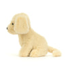 Peluche chien Jellycat chiot beige doux assis – doudou bébé compagnon câlin