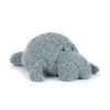 Peluche lamantin gris Jellycat ultra douce au style marin