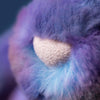 Peluche lapin Zodihop Jellycat multicolore violet et bleu avec longues oreilles toutes douces
