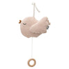 Peluche musicale oiseau rose Jollein – jouet apaisant bébé à suspendre avec mélodie douce