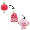 Peluche Transformable Cochon Rose dans son Radis - Les Déglingos 🎁 | Découvrez une peluche 3 en 1 unique : un radis en peluche zippé qui dévoile un adorable cochon rose tout doux, pouvant se déplier en coussin moelleux. Idéal pour les enfants, ce compagnon réconfortant et ludique est parfait pour jouer, câliner et voyager avec tendresse.