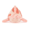 Peluche poisson carpe rose et crème Jellycat ultra douce