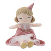 Poupée peluche Lady Lynn Jollein – poupée douce en velours rose pour enfant