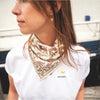 Foulard Latika "Bengale" - Latte - Apaches Collections