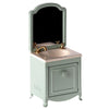 Petit meuble salle de bain coiffeuse Mit Maileg pour souris et lapins.