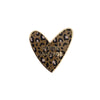 Pin's cœur léopard inscription Cœur Sauvage – accessoire mode enfant et adulte