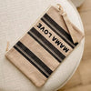 pochette mama love beige rayures trousse maquillage femme maman sac accessoire