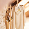 Poncho de bain éponge Charlie le Chat Jollein beige pour bébé et enfant